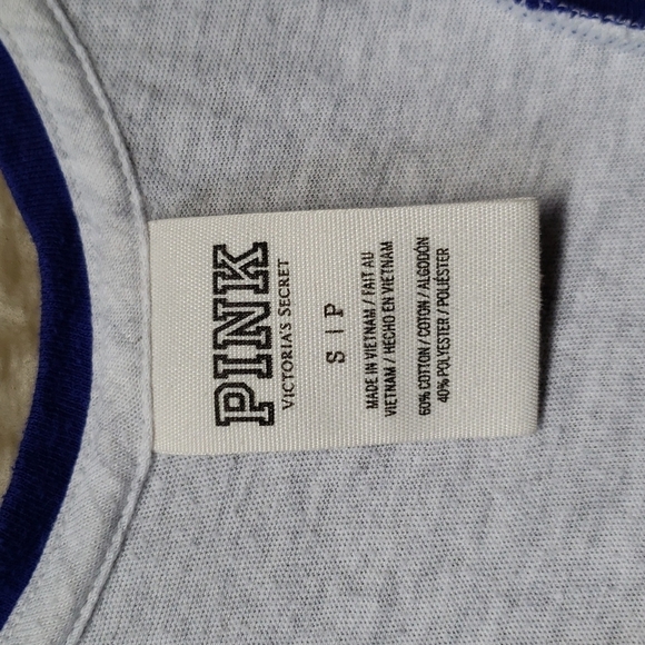 VS pink light gray racer back tank size S - Picture 7 of 8